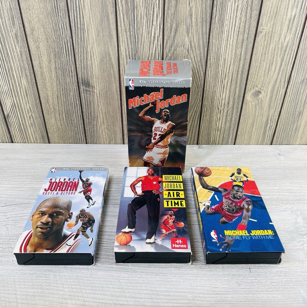 Michael Jordan: The Ultimate Collection (VHS, 1999, 3-Tape Set) NBA Superstar